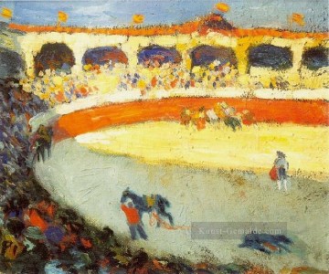  bull - Bullfight 1896 cubism Pablo Picasso